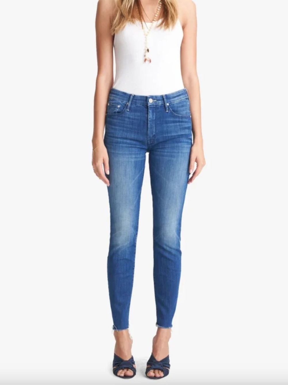 MOTHER THE LOOKER ANKLE FRAY
Wash; Squeeze It - 30